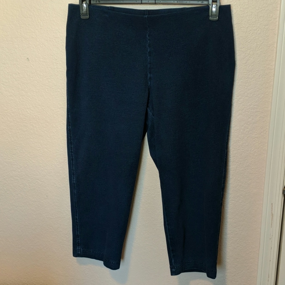 J. Jill Pure Jill Navy Straight Leg Pants